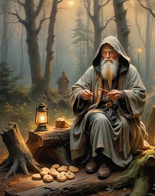 Un Hermite mange des cookies