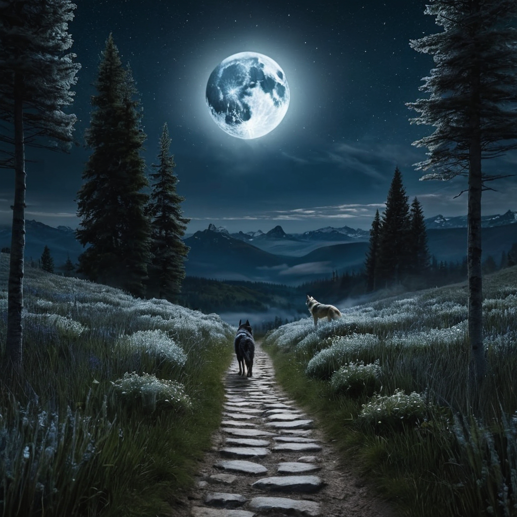 XVIII La Lune Image créée par tengr.ai